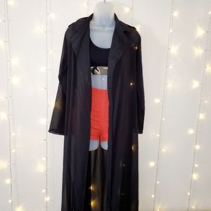 Black Sheer Trench